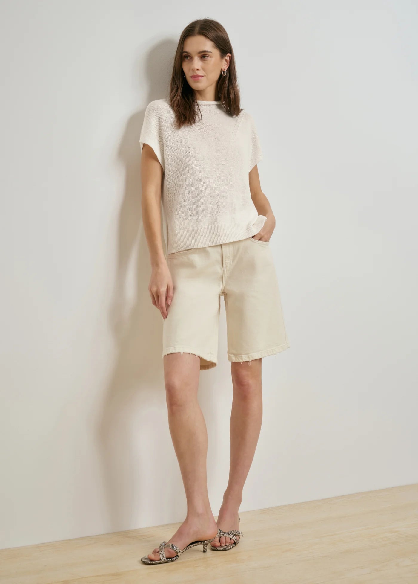 The Stevie Sweater full body front