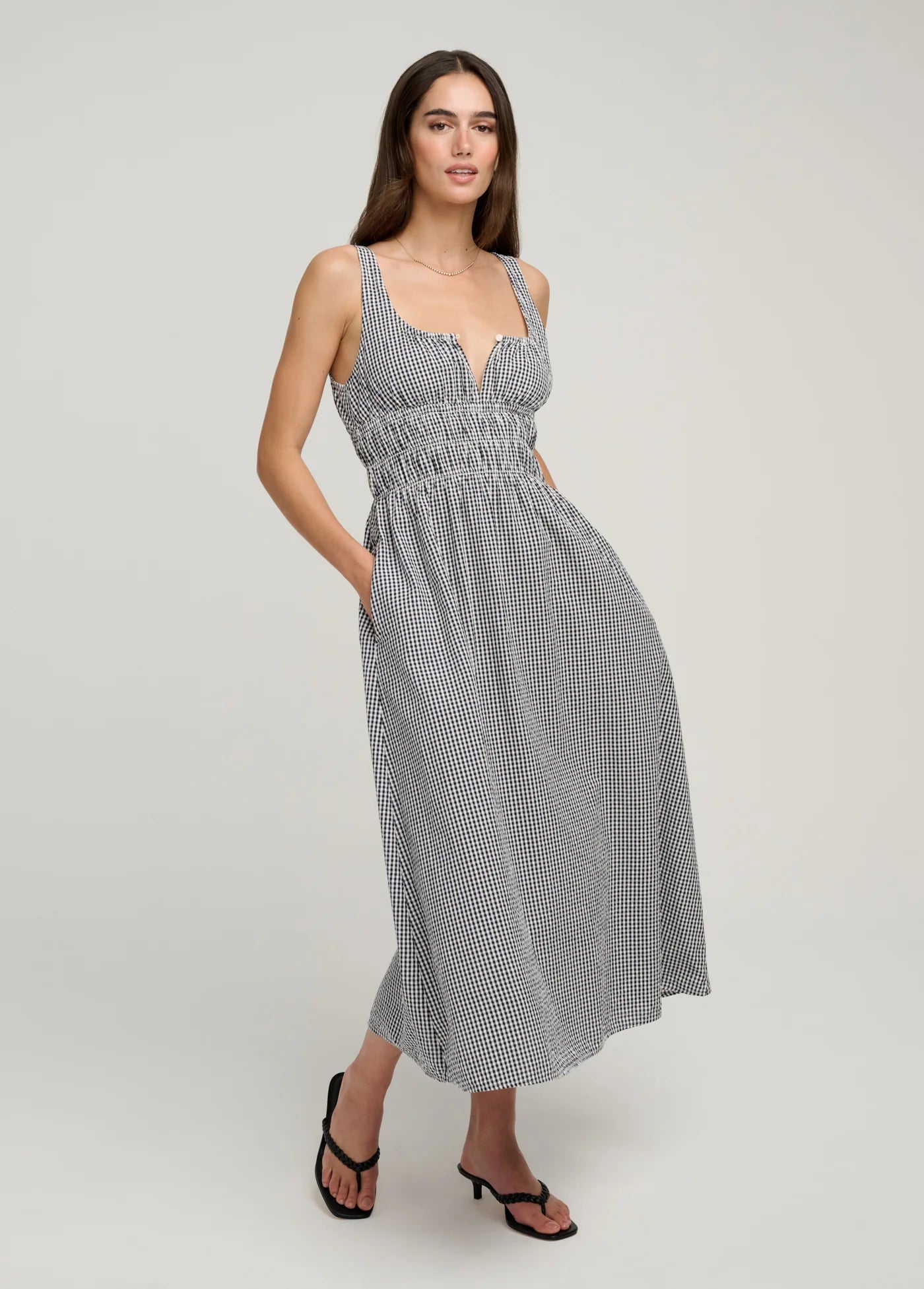 The Sleeveless Swoon Dress front