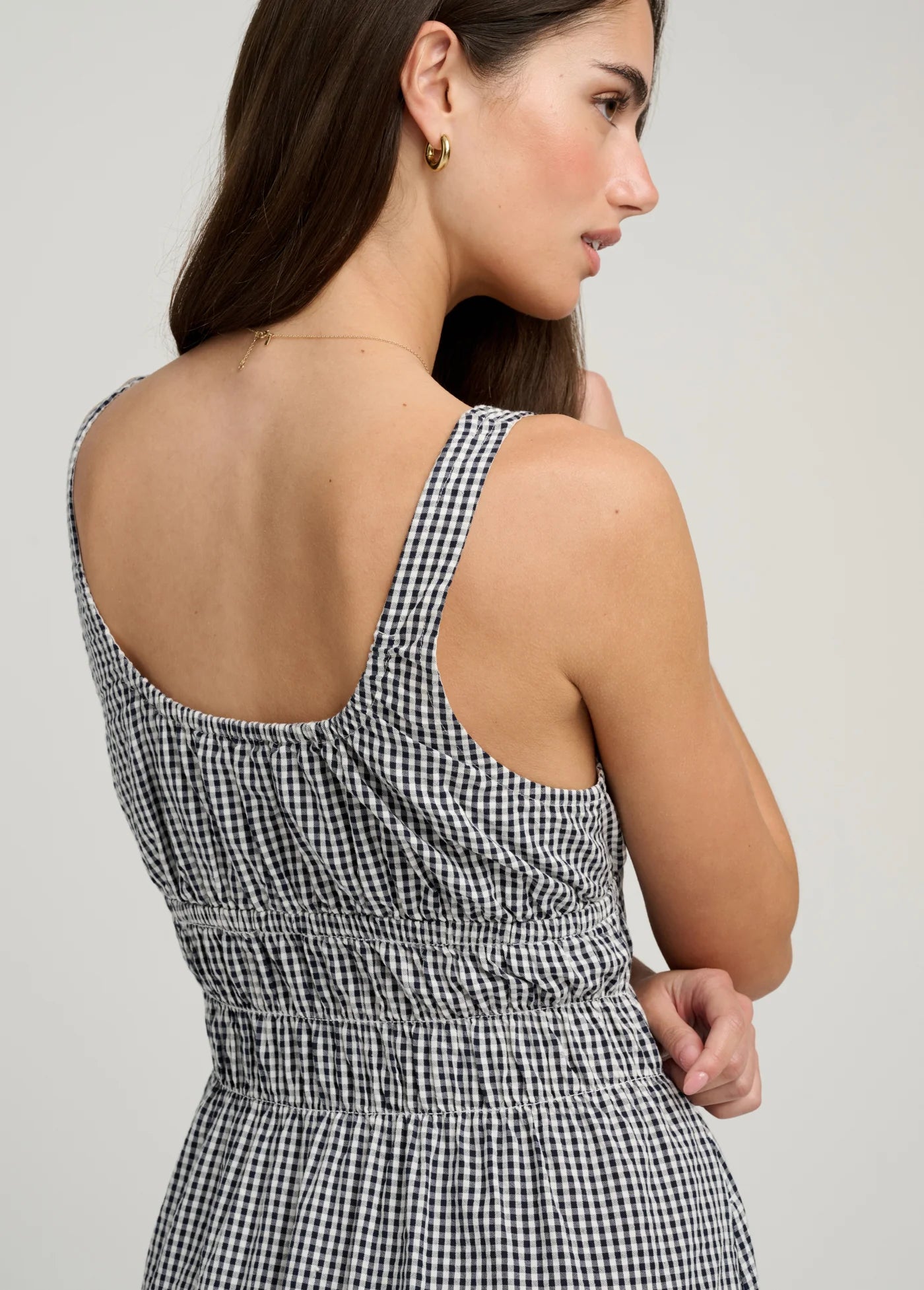 The Sleeveless Swoon Dress close up back