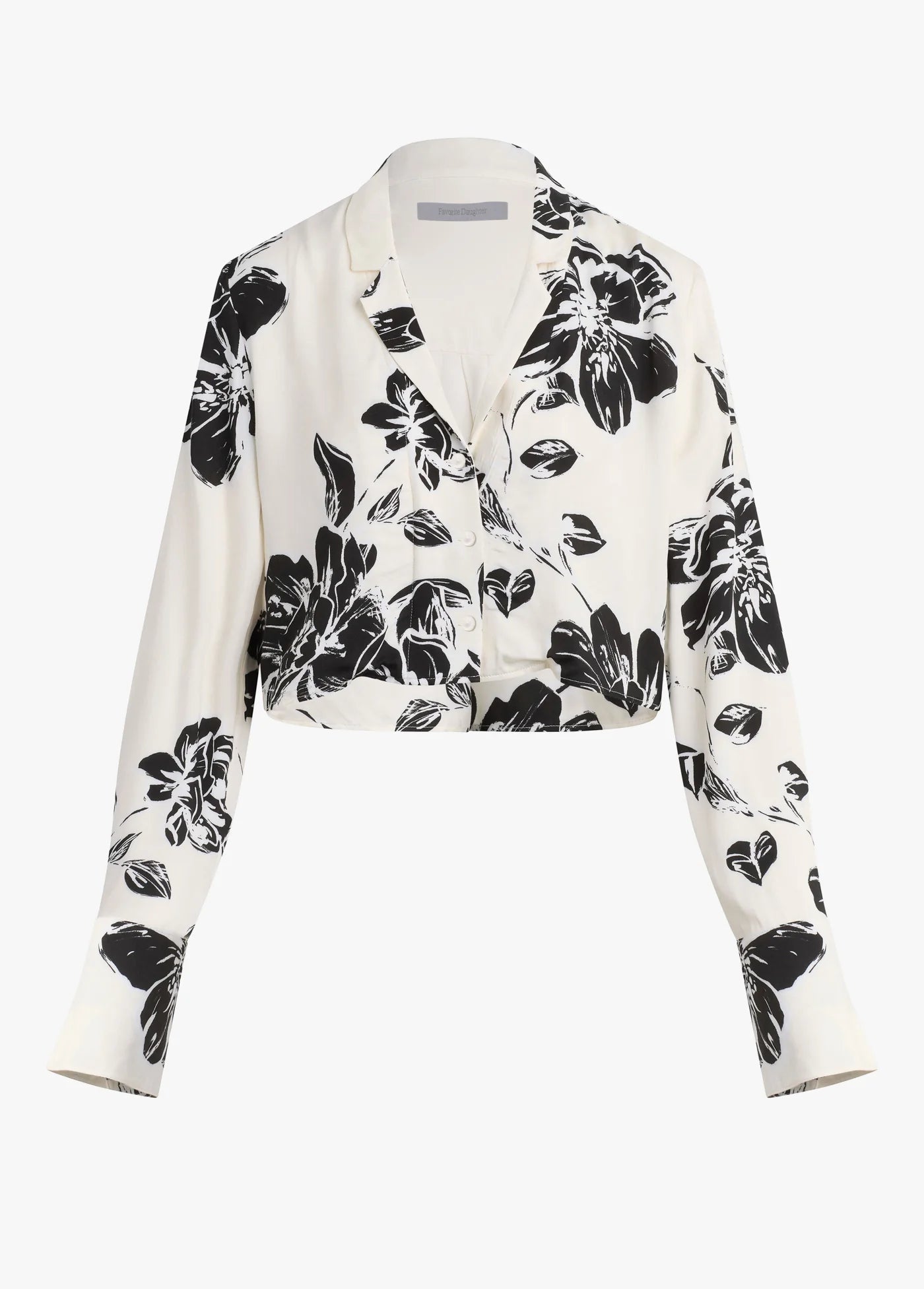 lily white floral top Favorite Daughter The Cropped Lily Top Vintage Floral / XS
