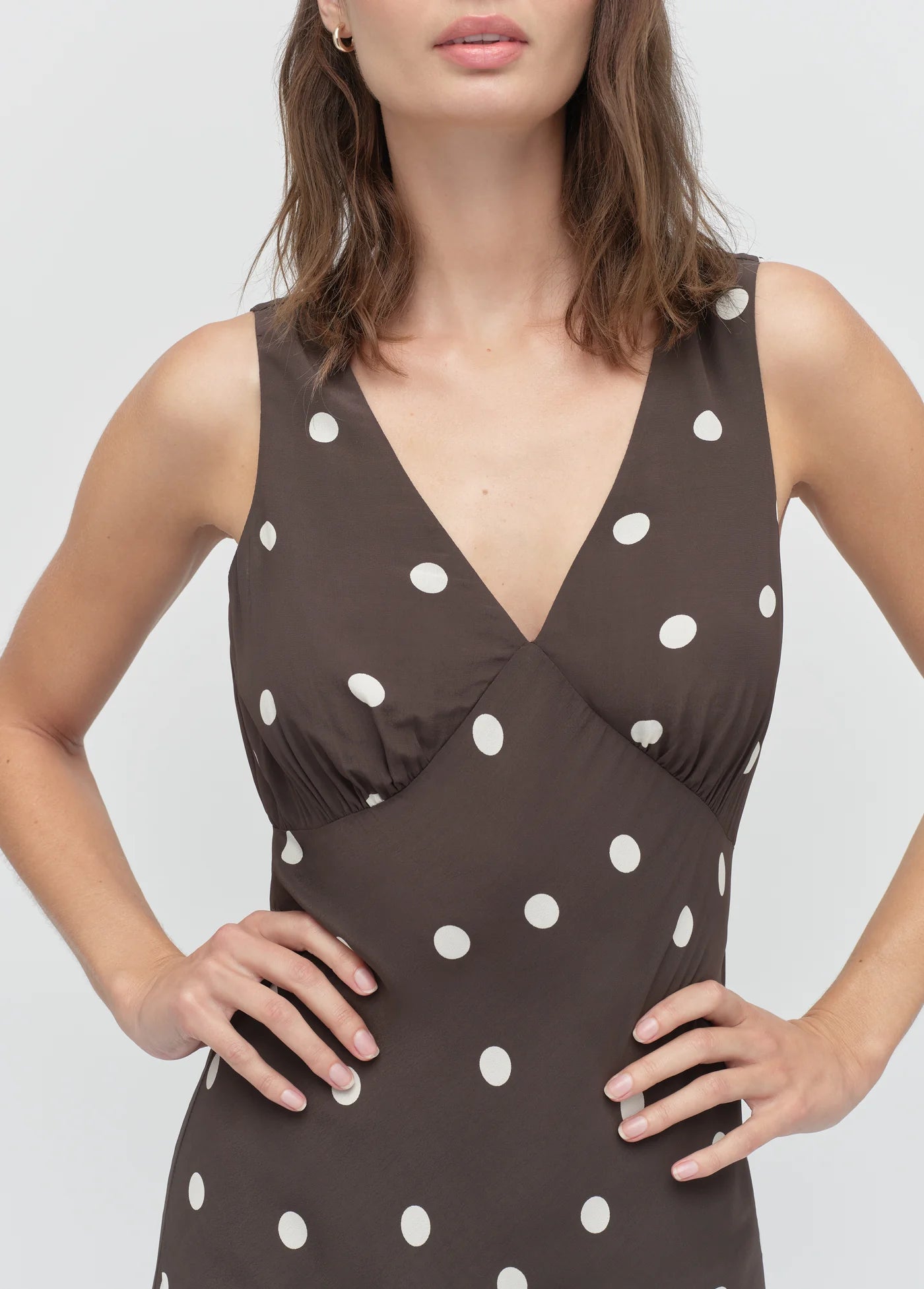 The Anyday Anytime Dress close up front