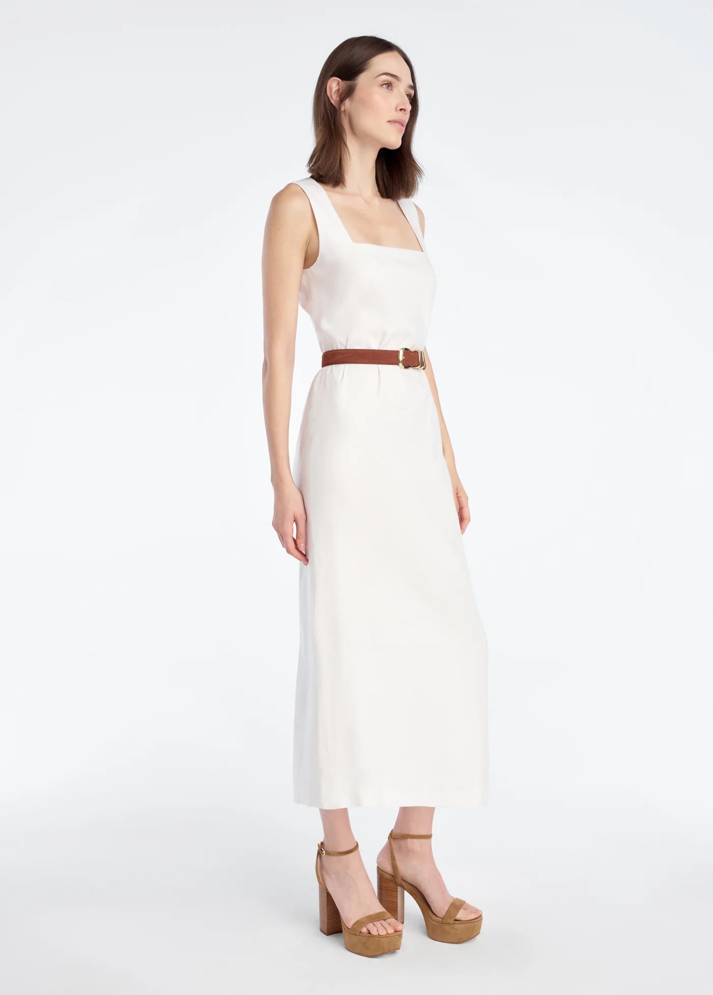 The Perfect Opportunity Linen Dress side