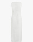 The Perfect Opportunity Linen Dress by itself back