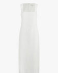 The Perfect Opportunity Linen Dress by itself front