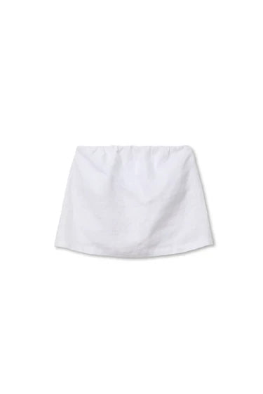 Gianna Linen Tube Top laid flat