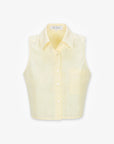 Katja Top Plaid by itself front