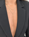 Ace Lariat with black blazer