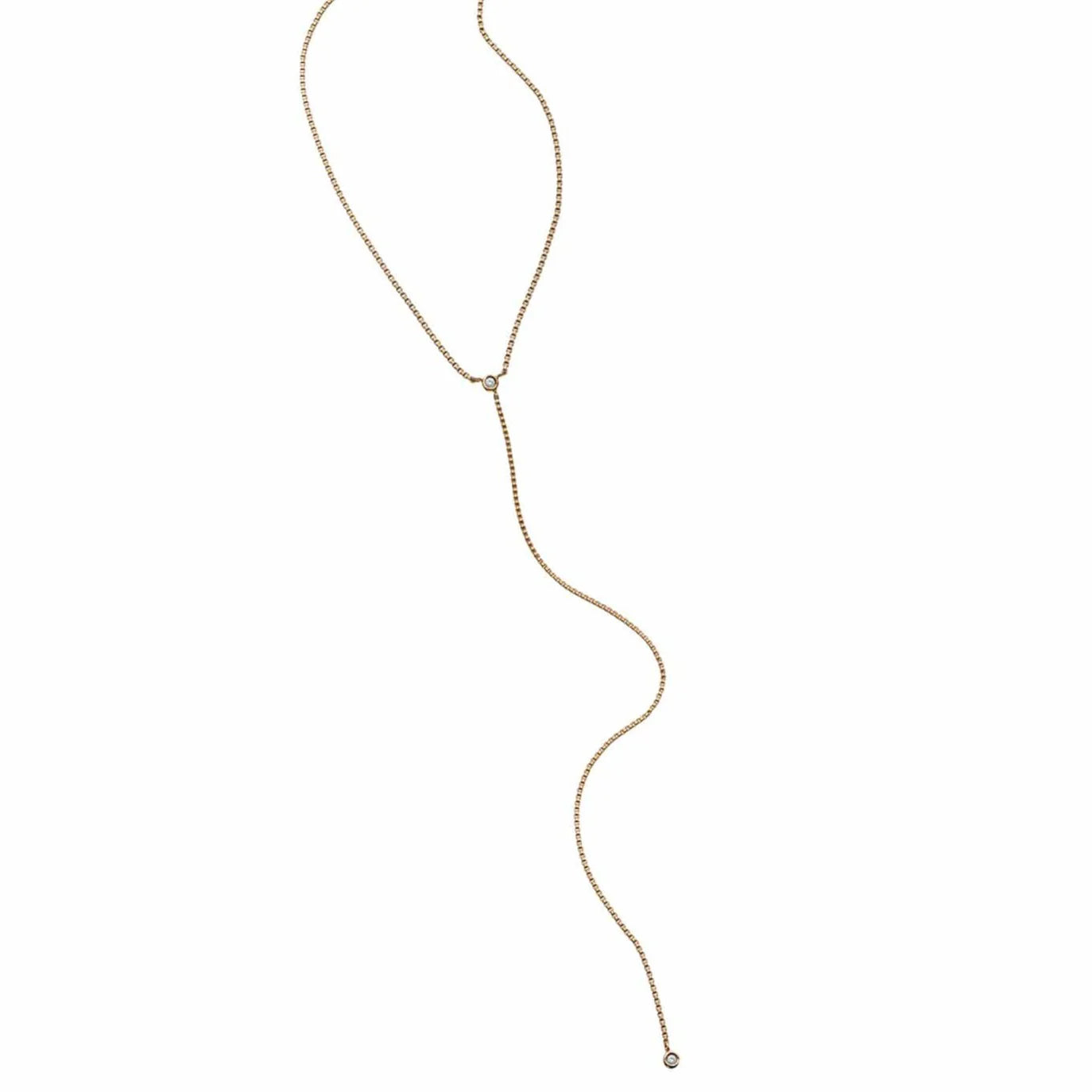 Mallory Lariat Necklace by itself