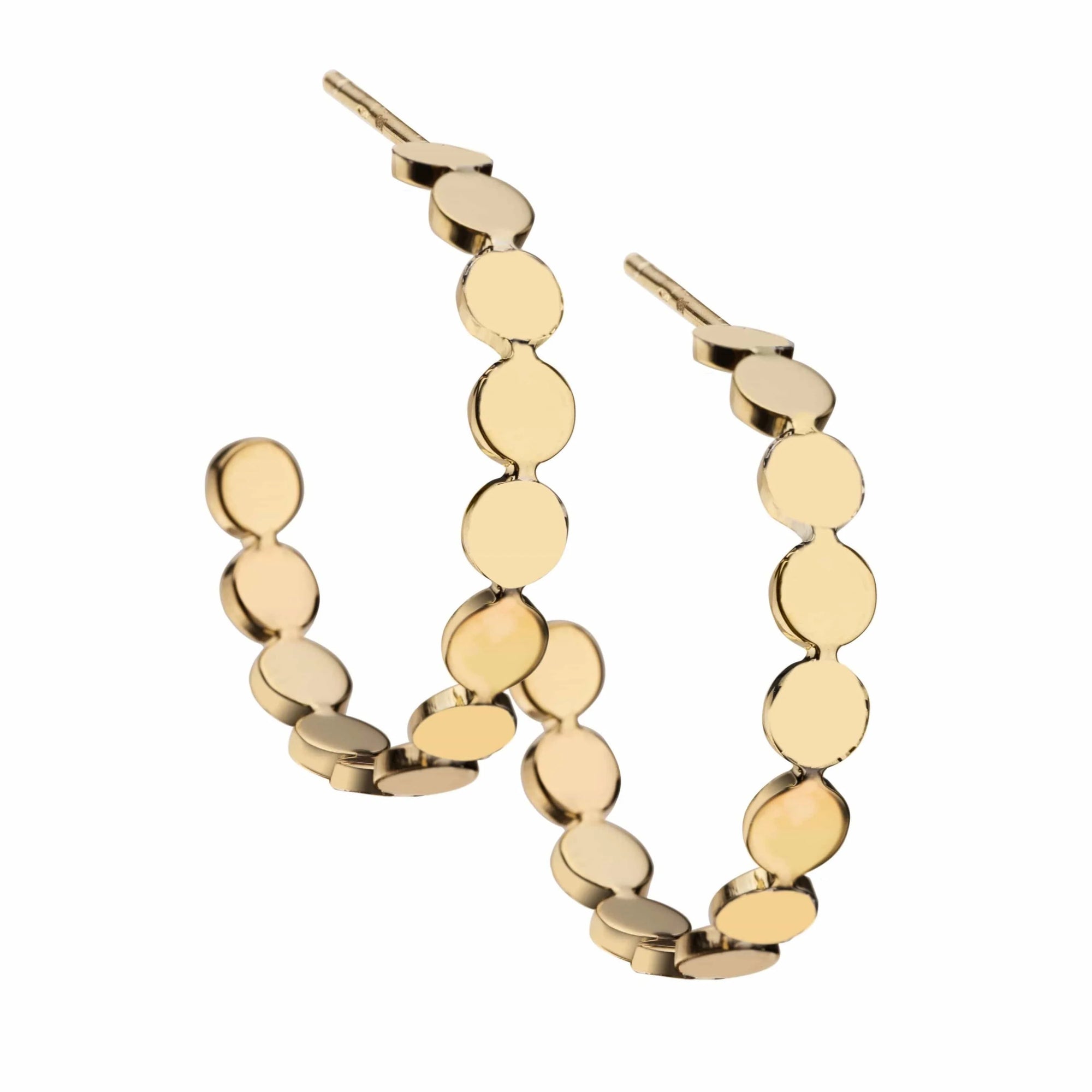 Margaux 1" Hoops side by side