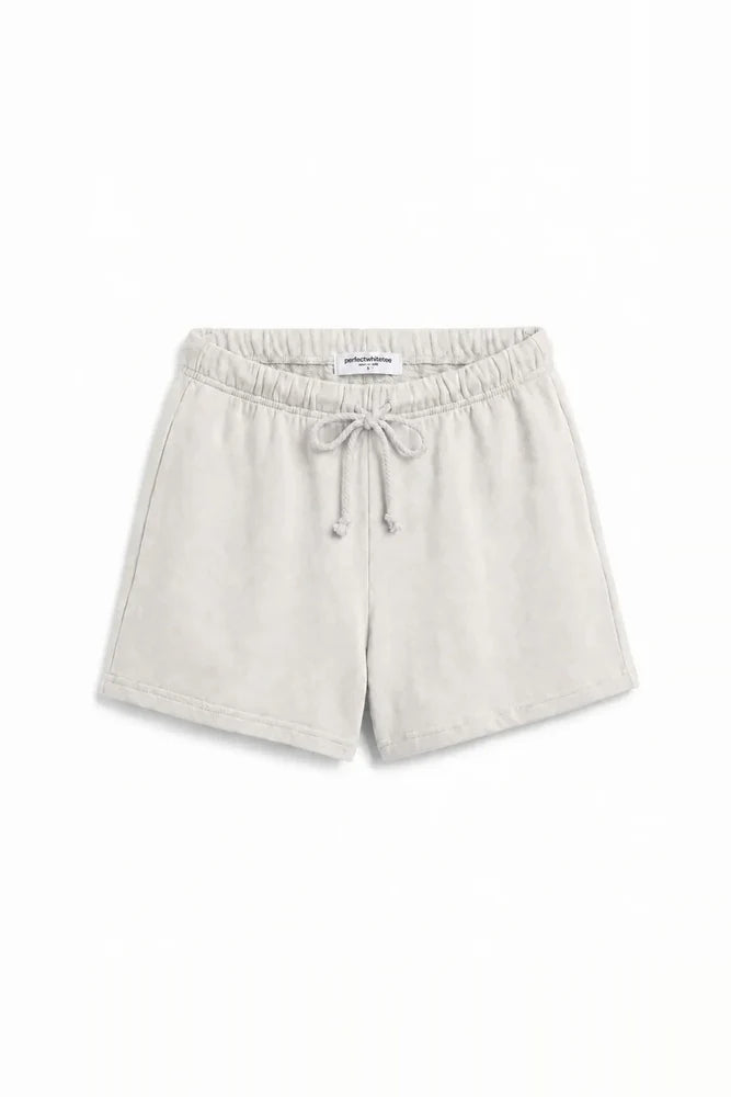 Layla French Terry Short Whitecap Grey by itself