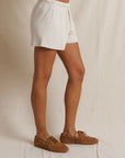 Layla French Terry Short Whitecap Grey side