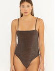 Lurex Malta One Piece Chocolate front