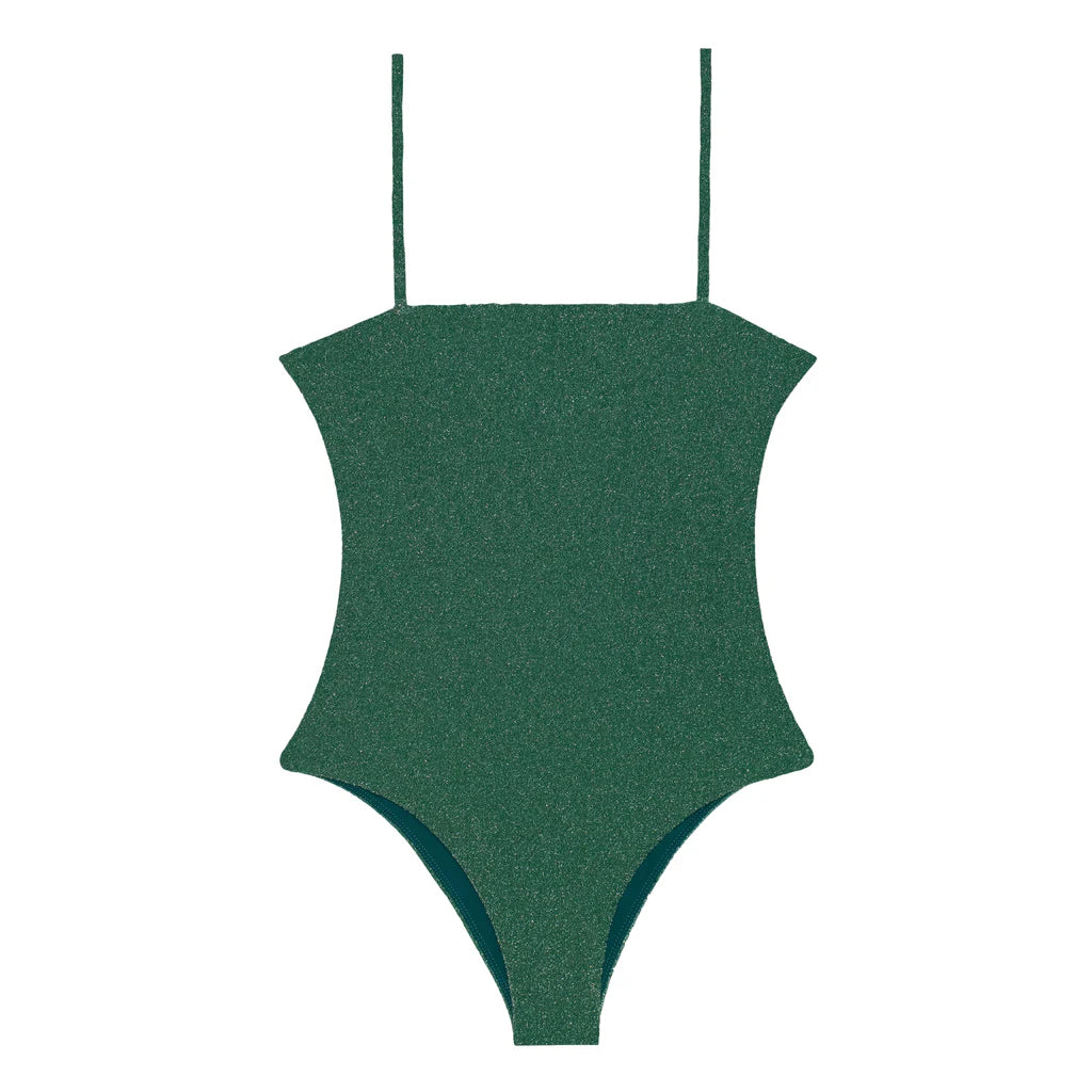 Lurex Malta One Piece Midori laid flat