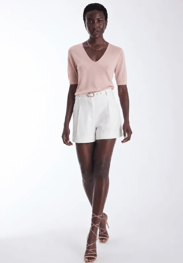 Maisson Knit Top front view on model