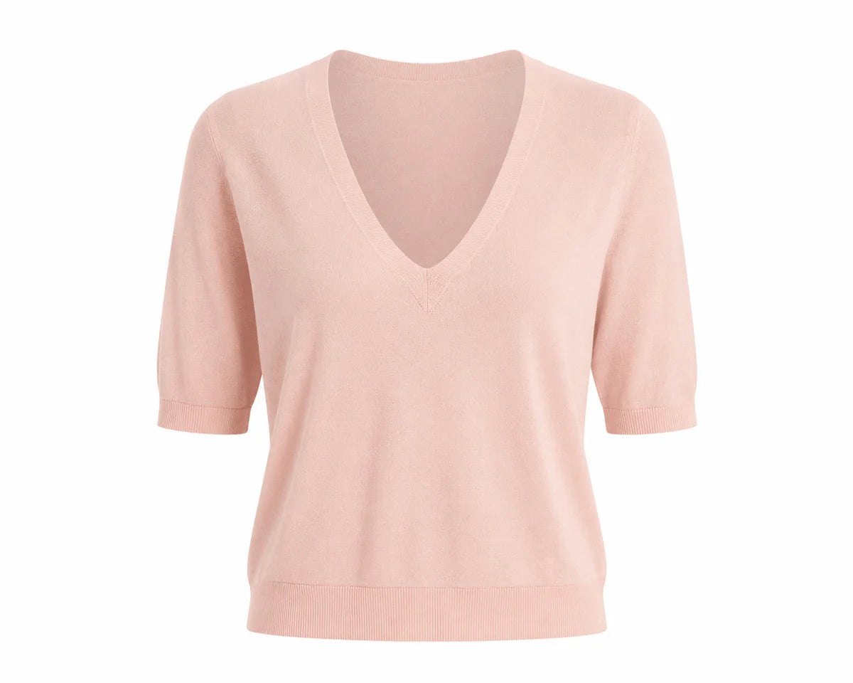 Maisson Knit Top front view on white background