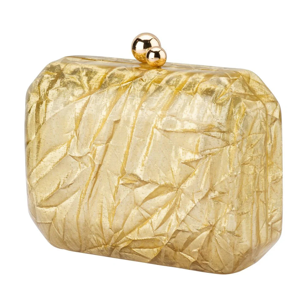 Mateo Metallic Clutch front/side