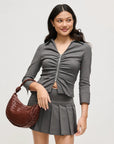 Violet Hobo Bag