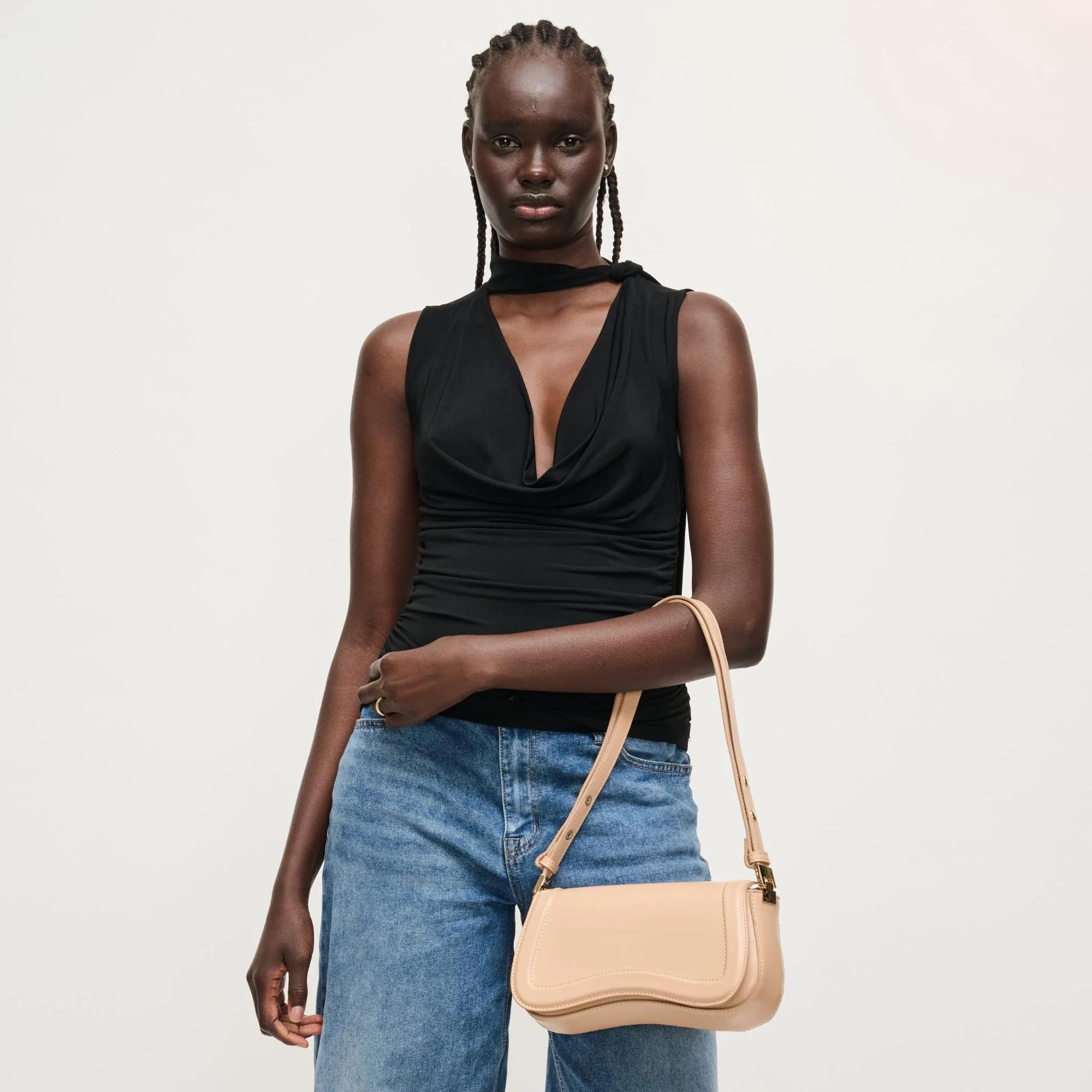 Max Shoulder Bag on model's arm
