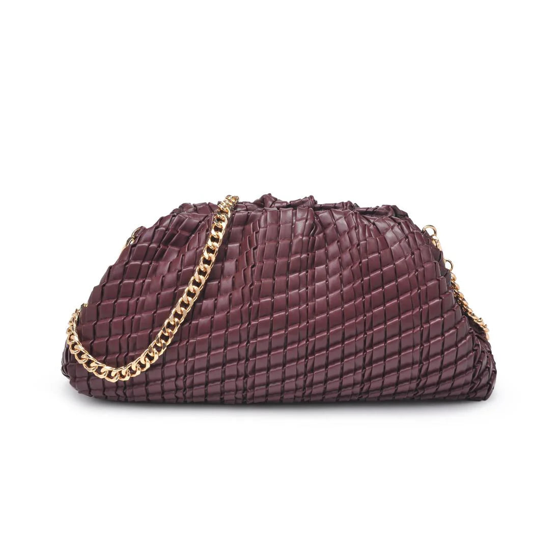 clutch on white background, front view