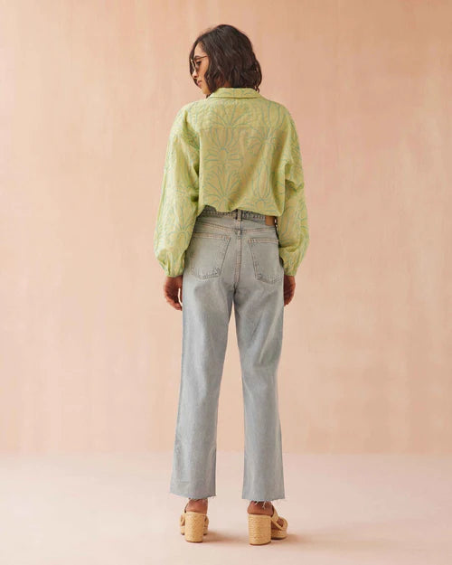 Nero Blouse full body back