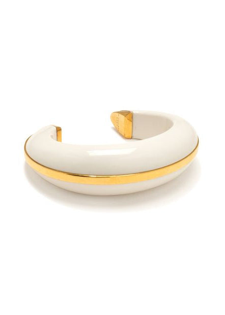 Halo Cuff in Alabaster by itself