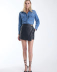 Pauli Mini Skirt front view on model