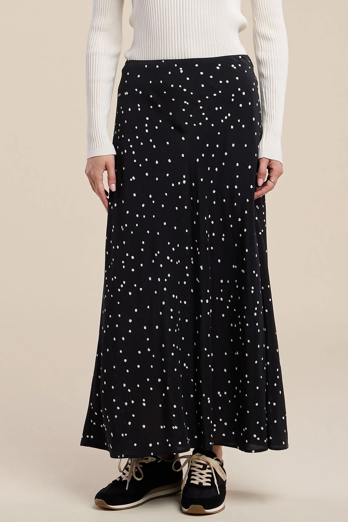 Cadence Silk Skirt front