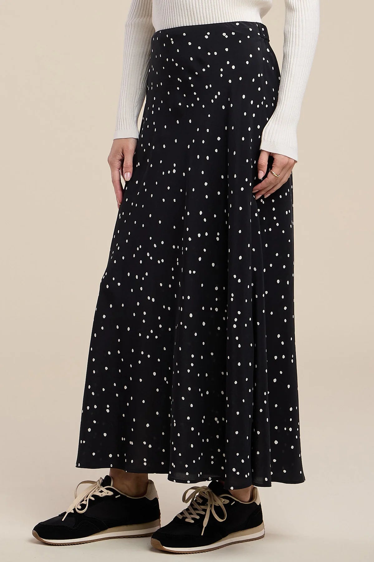 Cadence Silk Skirt side