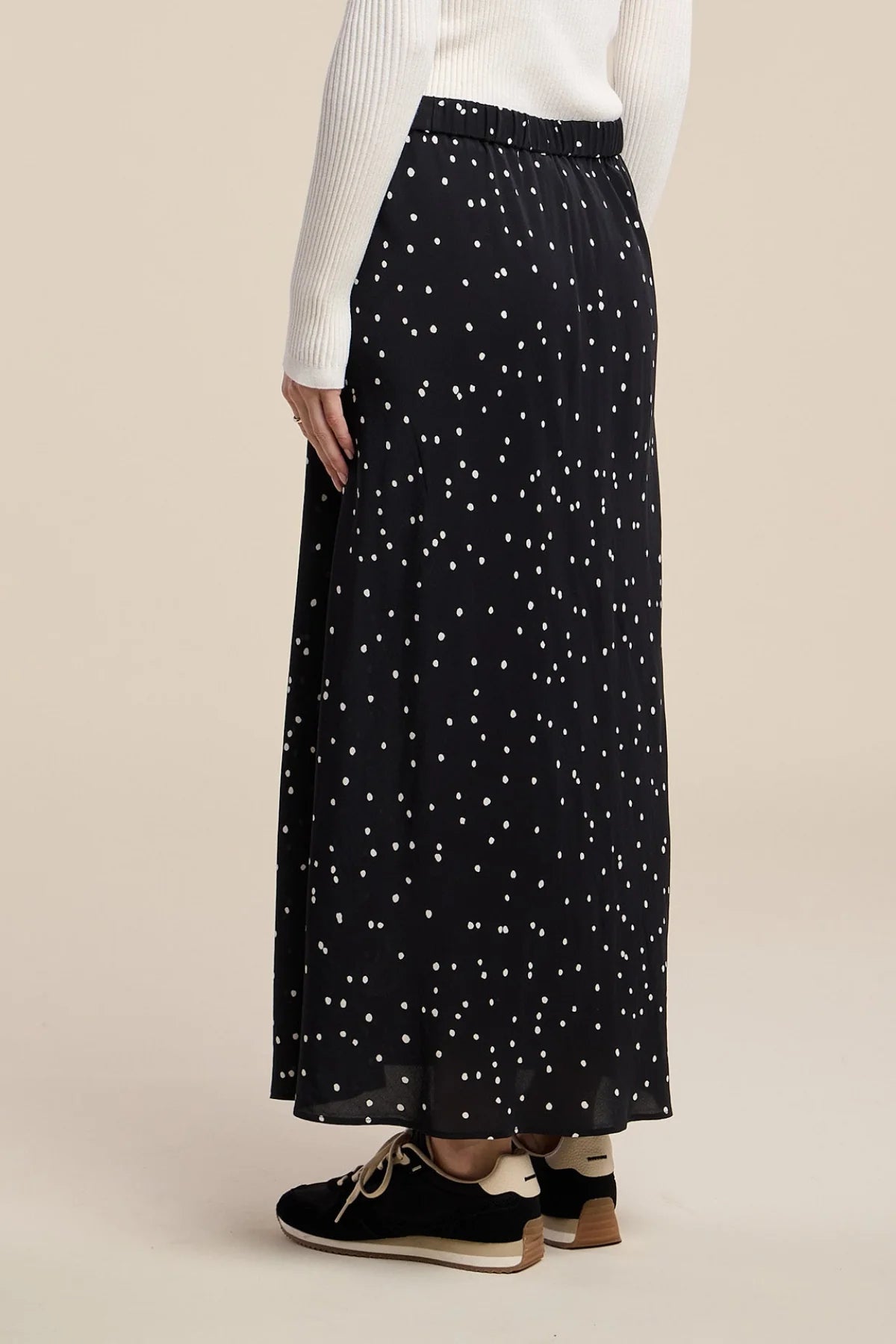 Cadence Silk Skirt back
