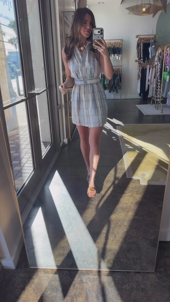 Domino Mini Dress on model , front view video