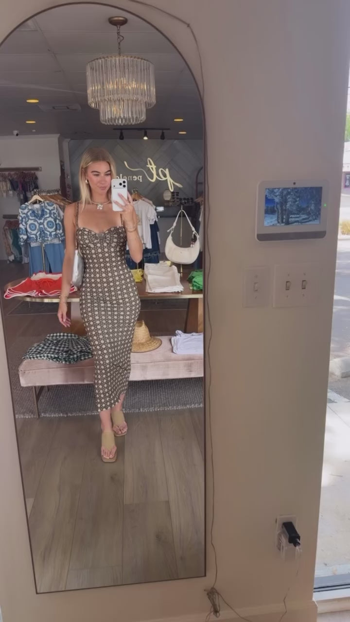 Erandi Midi Dress on model