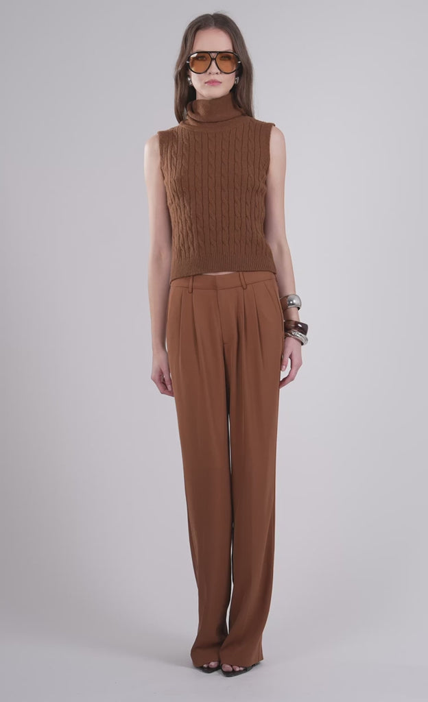 Woman modeling the Jodie Top and matching pants