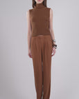 Woman modeling the Jodie Top and matching pants