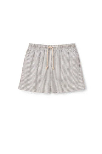 Perfect White Tee Riley Woven Stripe Short by itself