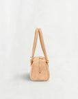 Devon Suede Shoulder Bag by itself side view