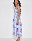 Simona Dress full body side view on model