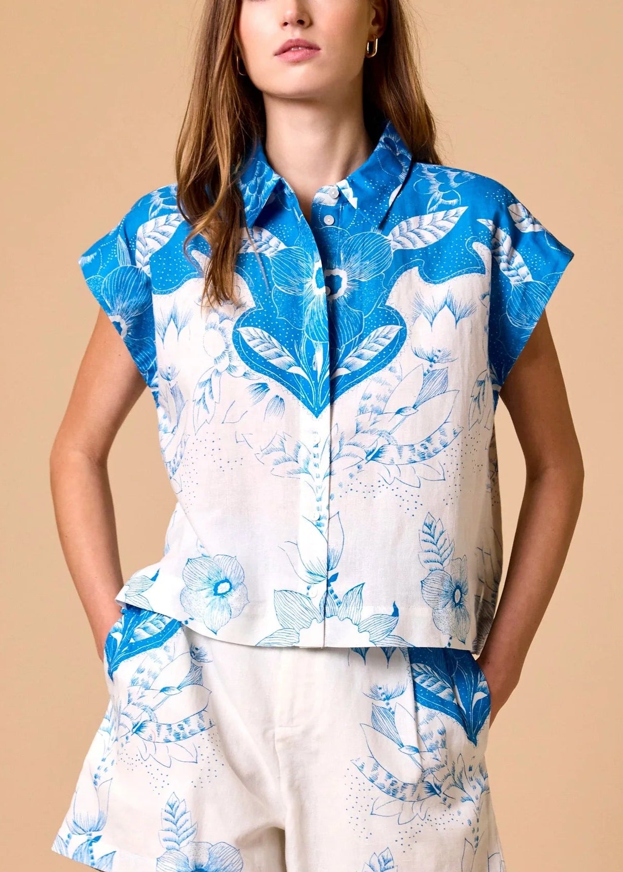 Simone Blouse close up front