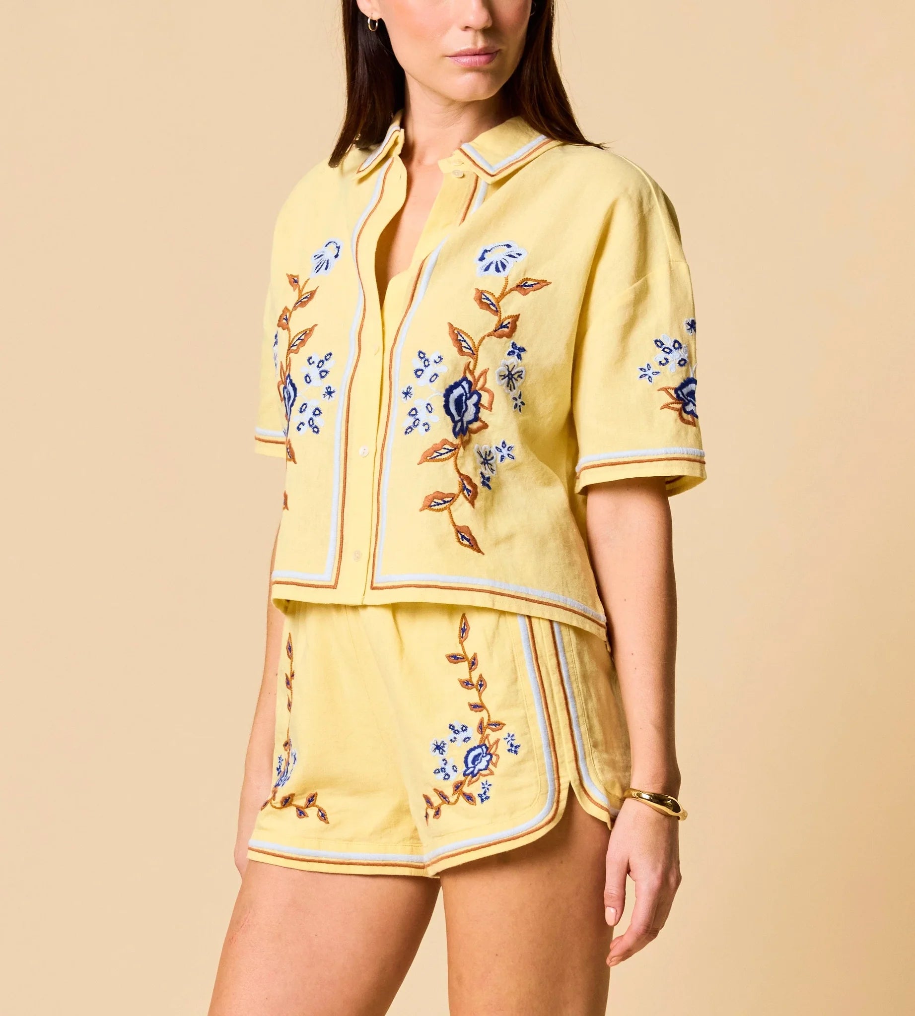 Wynona Top and Wes Short front/side
