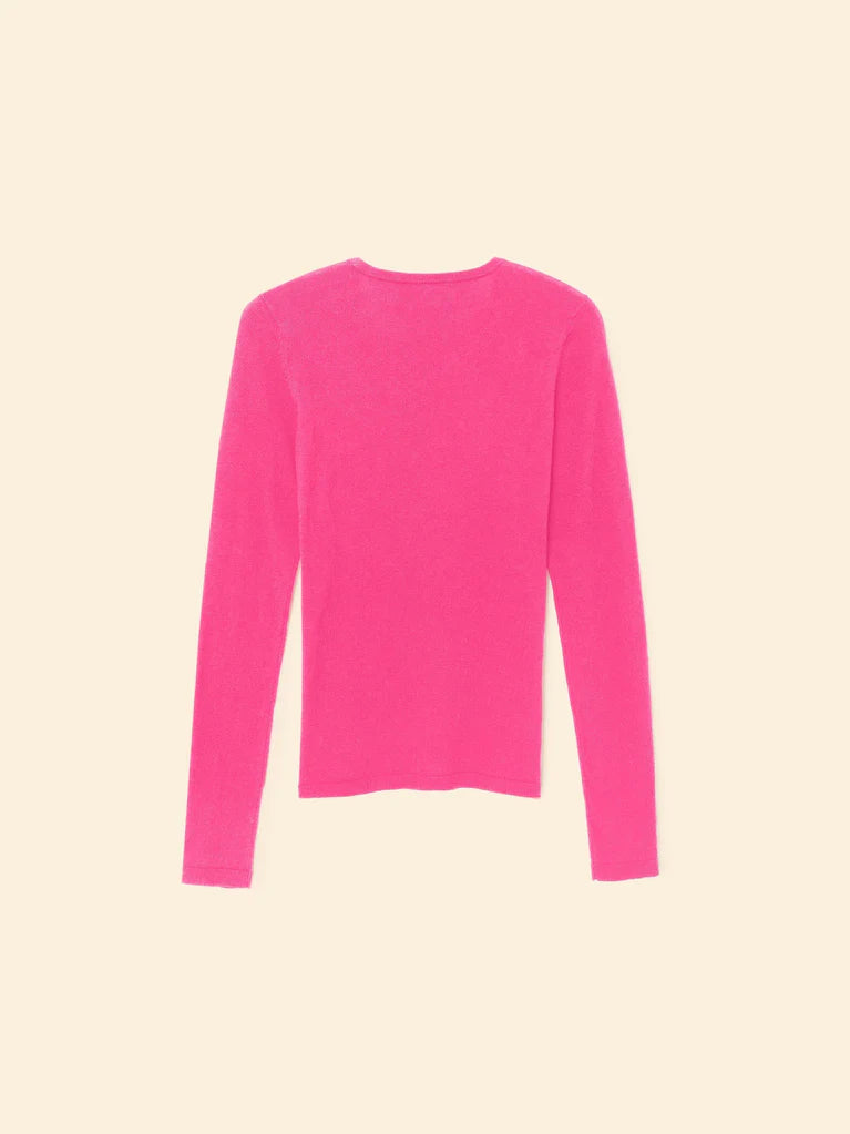 Crewe Sweater Flamboyant by itself back