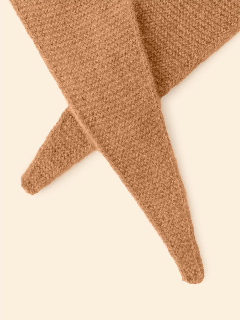 Myla Scarf in Haystack close up detail