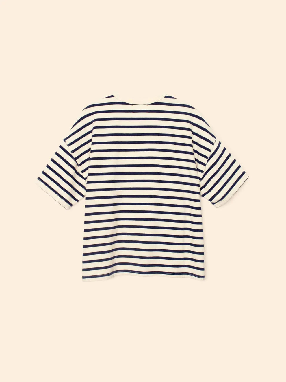 Striped shirt on a beige background