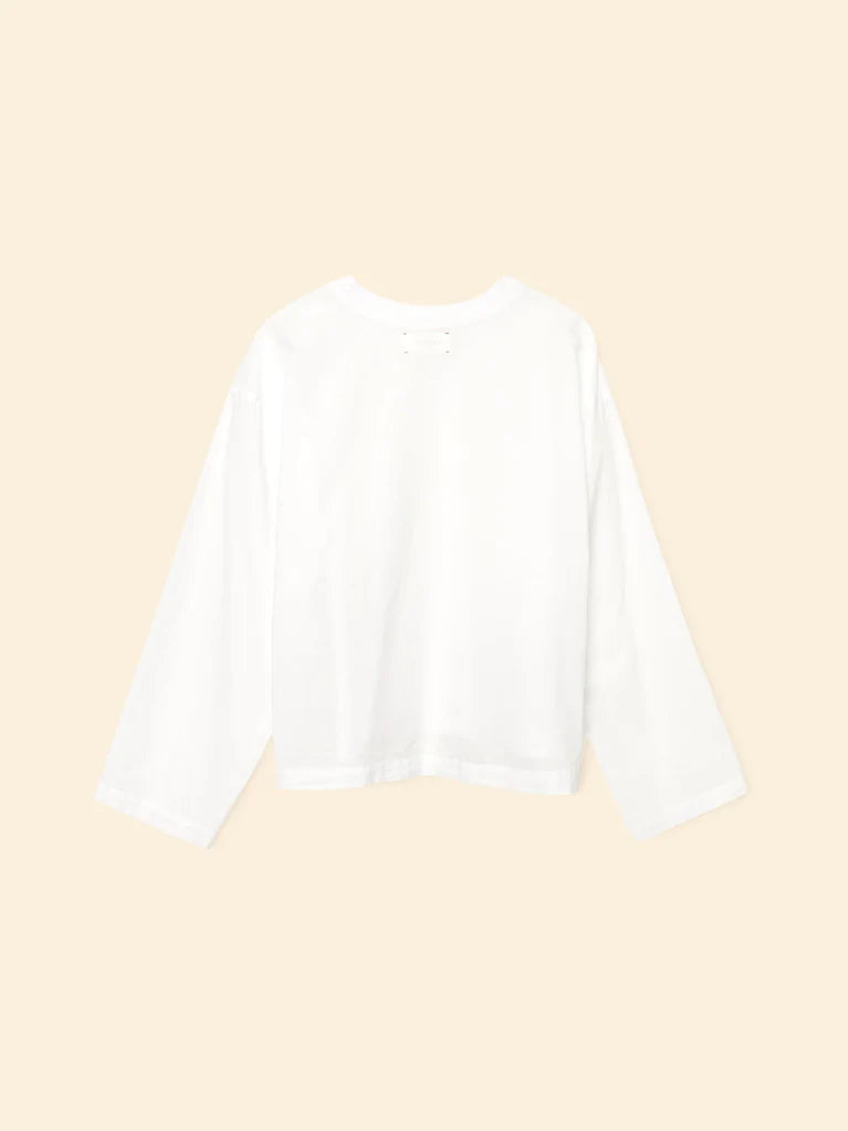 White shirt on a beige background