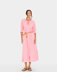 Hot Coral Boden Dress front
