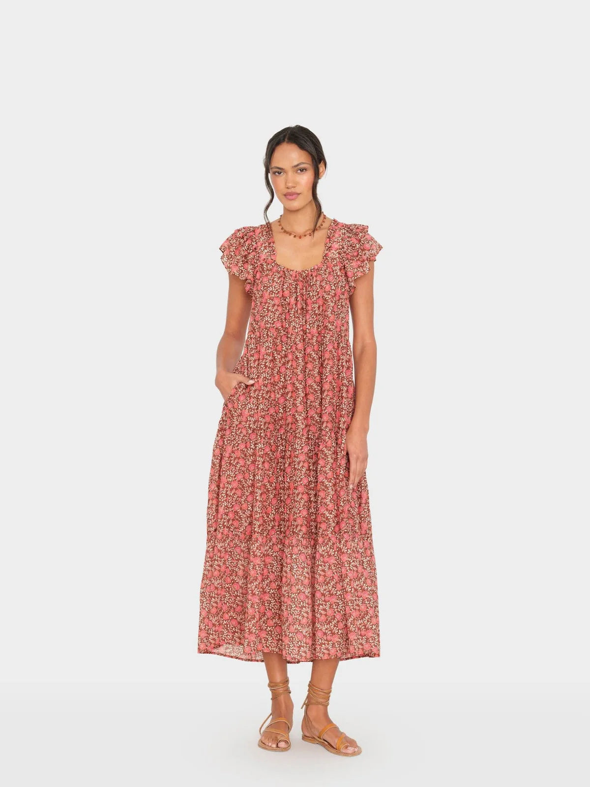 Jaynie Dress Sienna Petals full body front
