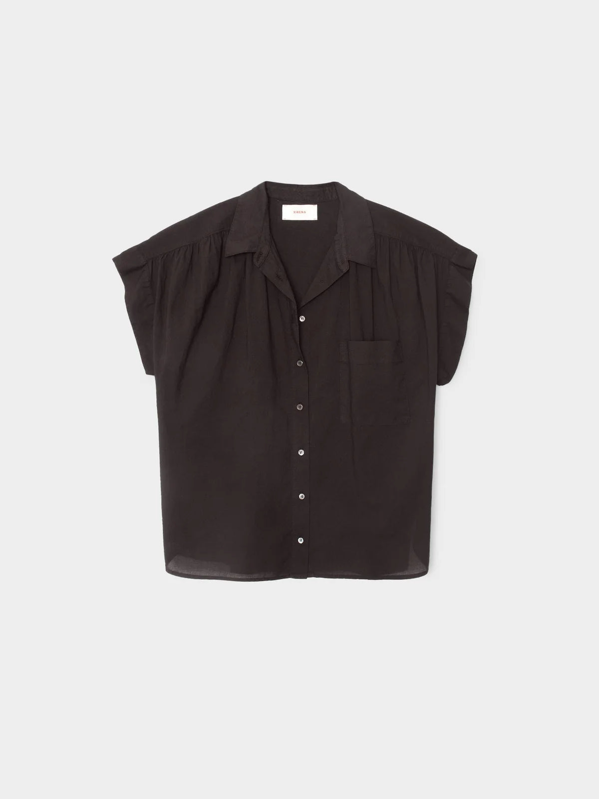 Black Lexi Shirt by itself front