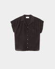 Black Lexi Shirt by itself front
