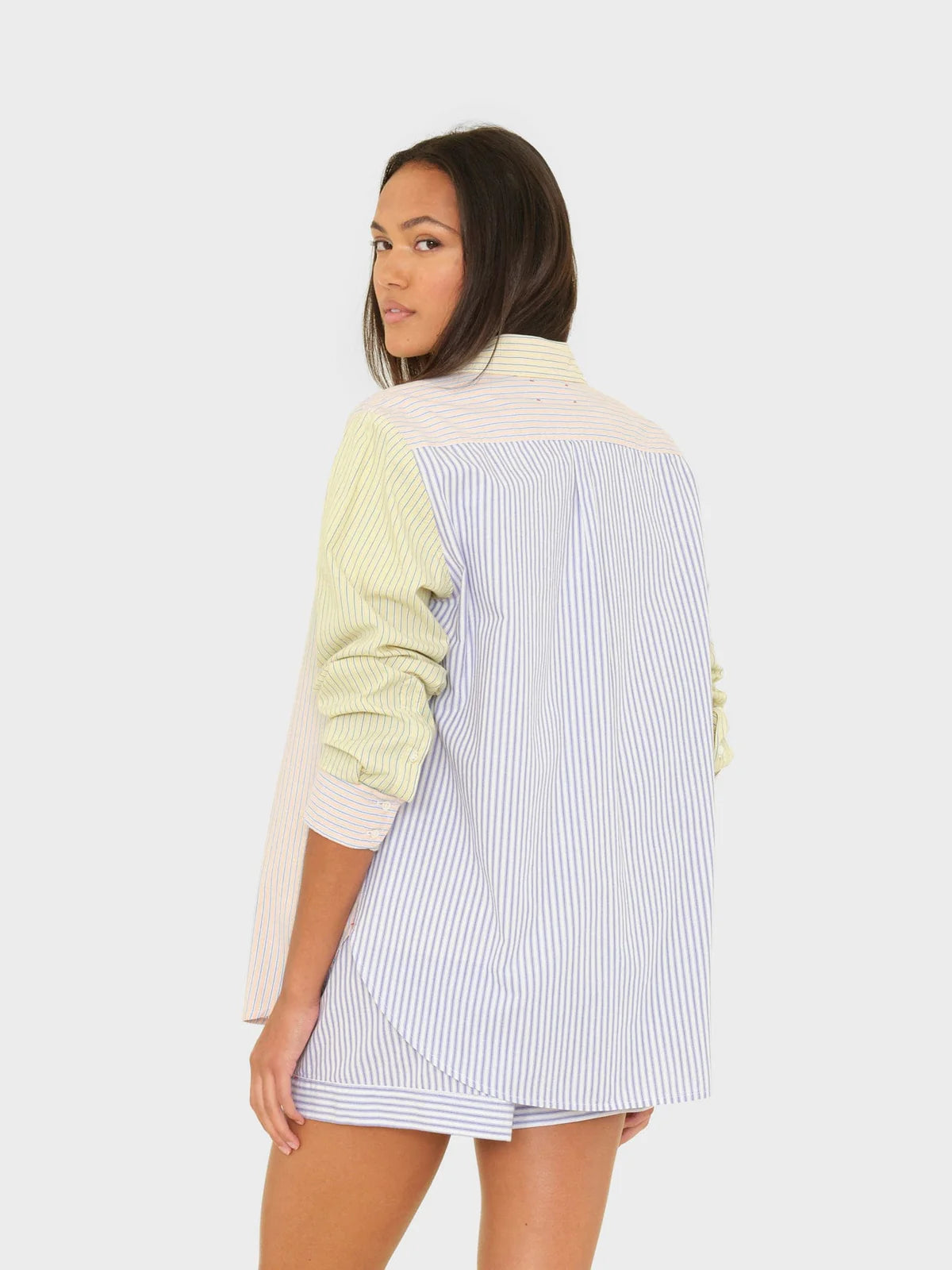 Beau Shirt Mixed Stripe back