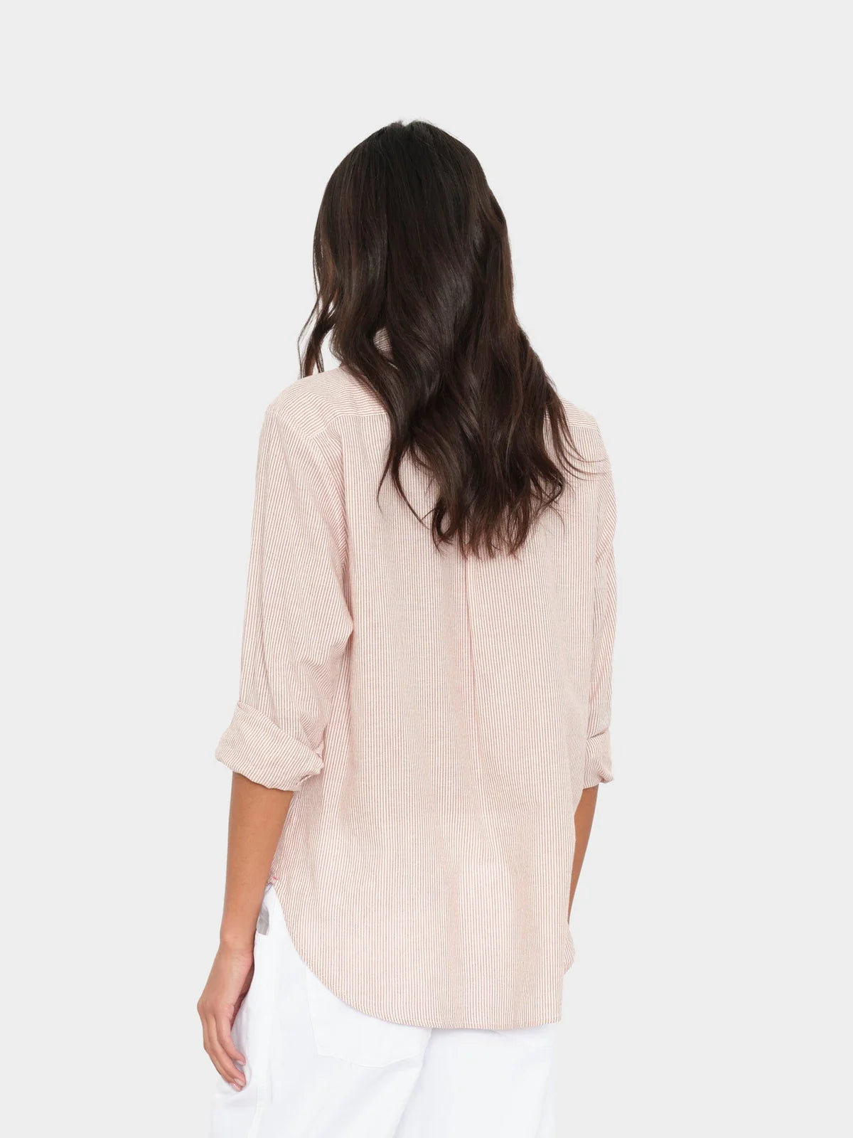 Burnt Sienna Stripe Beau Shirt back