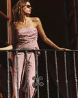 Nora Top farther back front view on model outside