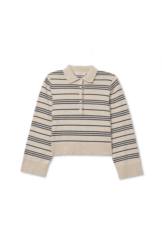 Ximena Stripe Sweater Top by itself